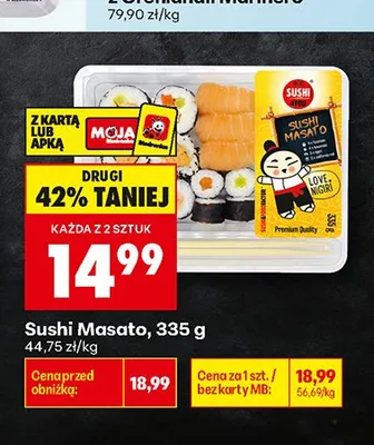Sushi Masato promocja w Biedronka