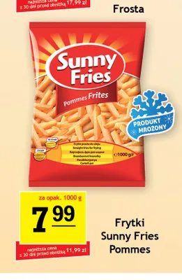 Frytki Sunny Fries Pommes promocja w Gram Market