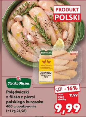 Polędwiczki z fileta z piersi polskiego kurczaka promocja w Kaufland