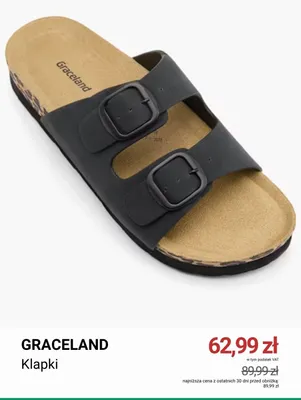 Klapki Graceland promocja w Deichmann