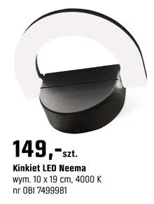 Kinkiet LED Neema promocja w OBI