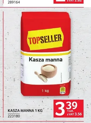 Kasza manna promocja w Selgros
