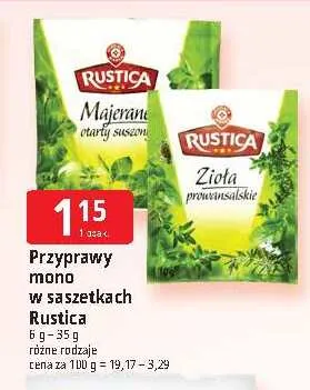 Zioła prowansalskie Rustica promocja w Leclerc