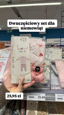 Dwuczęściowy set dla niemowląt promocja w Action