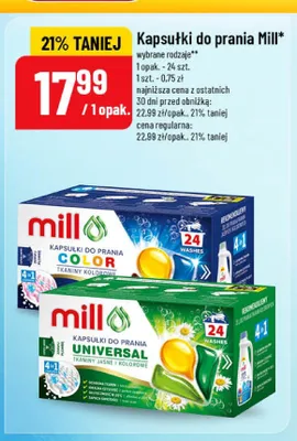 Kapsułki do prania kolorowego promocja w POLOmarket