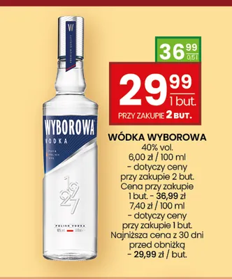 Wódka Wyborowa promocja w Twój Market