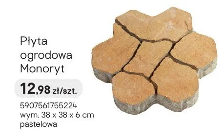 Płyta ogrodowa Monoryt promocja w Castorama