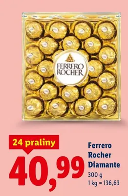 Czekoladki Ferrero Rocher Diamante promocja w Lidl