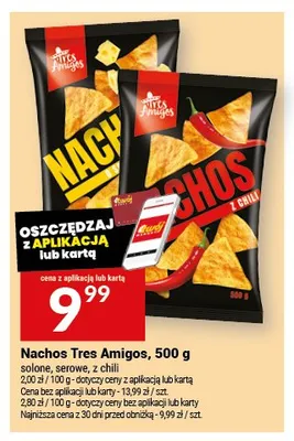 Nachos Tres Amigos z chili 500g promocja w Twój Market