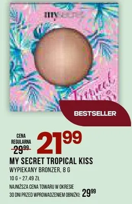 Wypiekany bronzer tropical kiss, 10g promocja w Drogerie Natura
