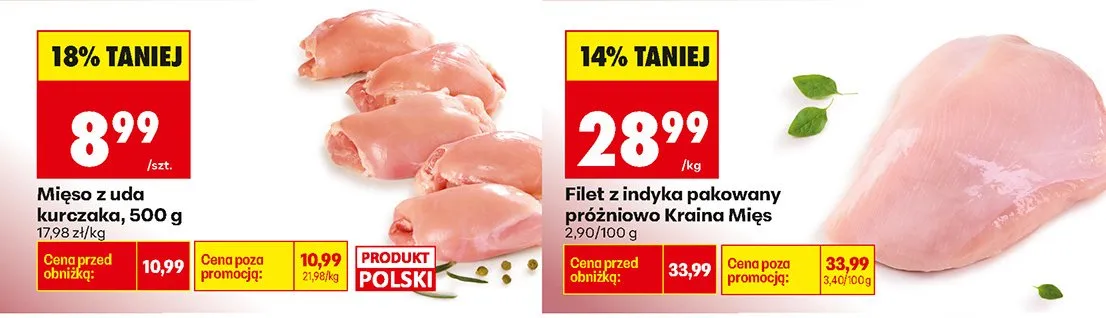 Mięso z uda kurczaka promocja w Biedronka