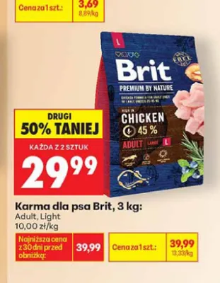 Karma dla psa Brit promocja w Biedronka