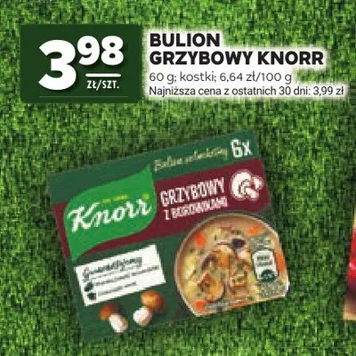 Bulion grzybowy Knorr promocja w Stokrotka