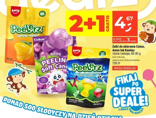 Żelki do obierania Cokoc promocja w Dealz