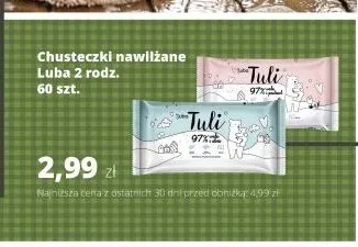 Chusteczki nawilżane Luba Tuli Camomile & Aloe promocja w Torimpex Toruńska Sieć Sklepów Spożywczych