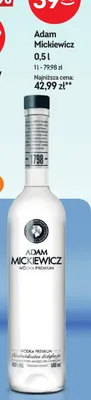 Wódka Adam Mickiewicz promocja w Żabka