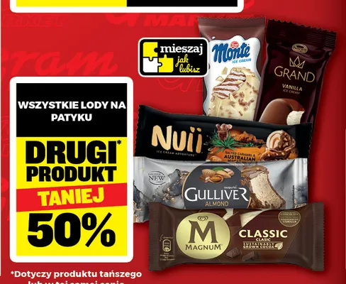 Lody Gulliver Almond promocja w Gram Market