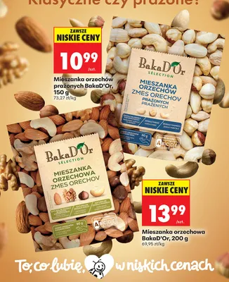 Mieszanka orzechów prażonych promocja w Biedronka