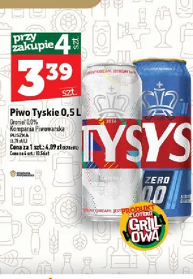 Piwo Tyskie promocja w TOPAZ