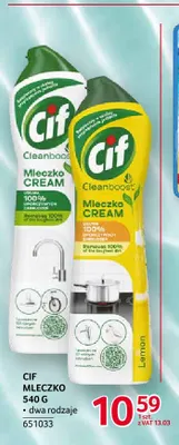 Mleczko Cif Cleanboost Cream promocja w Selgros
