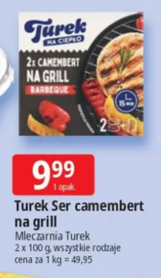 Turek Ser camembert na grill 2-pak promocja w Leclerc