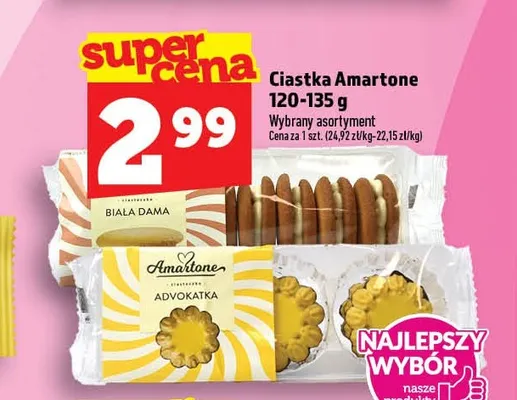 Ciastka Amartone Advokatka promocja w TOPAZ
