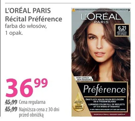 Farba do włosów Récital Préférence promocja w Hebe