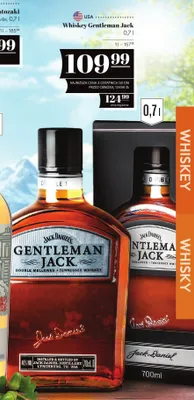 Whiskey gentleman jack 0,7l promocja w POLOmarket