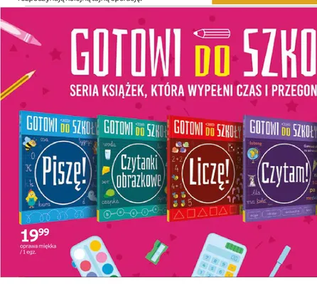 Książka Gotowi do szkoły Piszę! promocja w Empik