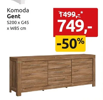 Komoda Gent promocja w Black Red White