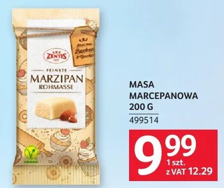 Masa marcepanowa 200g promocja w Selgros