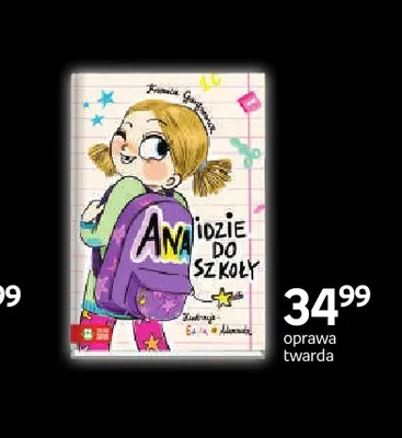 Książka Ania idzie do szkoły Zielona Sowa promocja w Empik