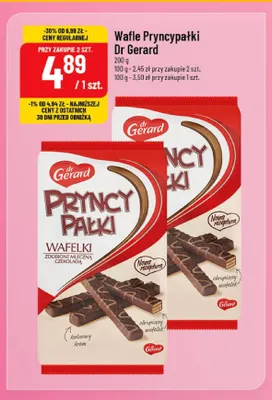 Wafle Pryncypałki Dr Gerard promocja w POLOmarket