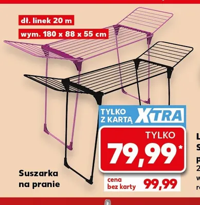 Suszarka na pranie promocja w Kaufland