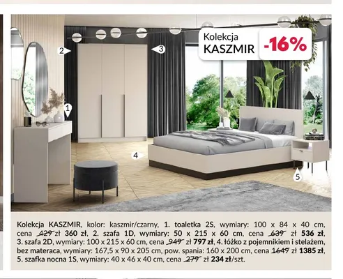 Szafka nocna 1S Kaszmir promocja w Salony Agata