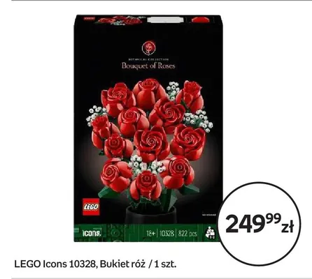 Klocki LEGO Icons 10328 Bukiet róż promocja w Empik