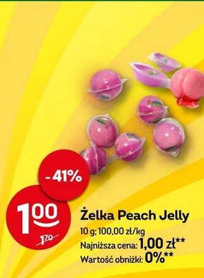 Żelka Peach Jelly promocja w Żabka