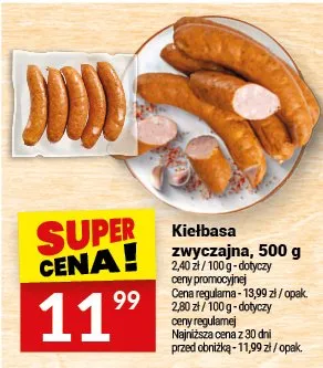 Kiełbasa zwyczajna promocja w Twój Market
