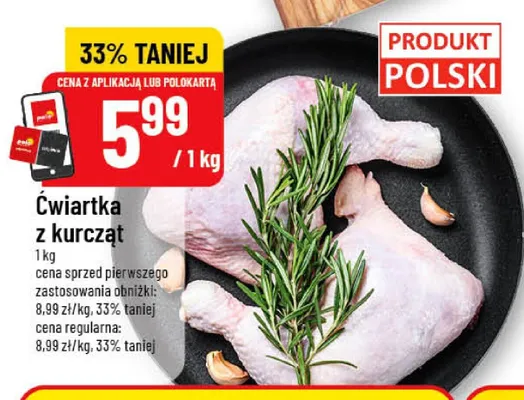 Ćwiartka z kurcząt promocja w POLOmarket