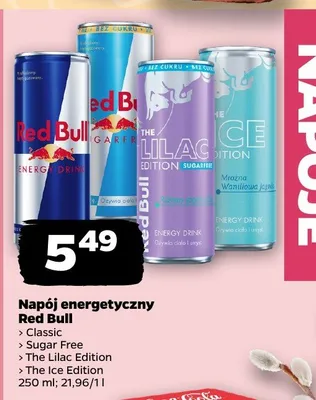 Napój energetyczny Red Bull promocja w Netto