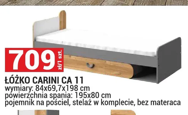 Łóżko CA 11 Carini promocja w Merkury Market
