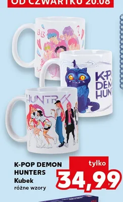 Kubek K-Pop Demon Hunters promocja w Kaufland