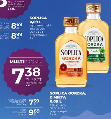Wódka Soplica Gorzka Oryginalna promocja w Duży Ben
