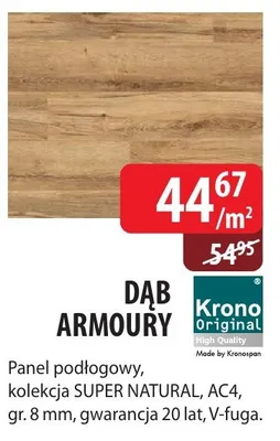 Panel podłogowy Dąb Armoury promocja w Dobre Dla Domu