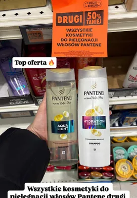 Wszystkie kosmetyki do pielęgnacji włosów DRUGI -50% promocja w Biedronka