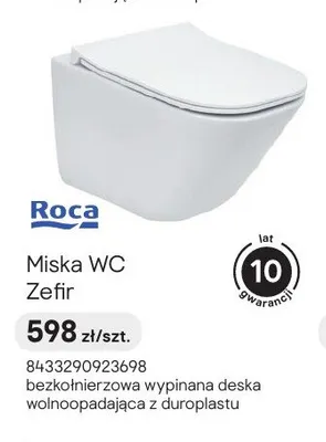 Miska WC Roca Zefir promocja w Castorama