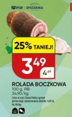 Rolada boczkowa promocja w Chata Polska