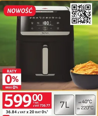 Air Fryer Tefal EY8428 7l promocja w Selgros