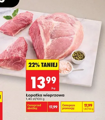 Łopatka wieprzowa promocja w Biedronka