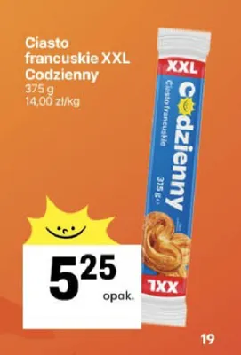 Ciasto francuskie XXL Codzienny promocja w Delikatesy Centrum